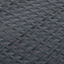 altanafskærmninger 10 stk. 255x19 cm polyrattan antracitgrå