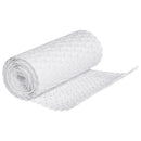 altanafskærmninger 10 stk. 255x19 cm polyrattan hvid