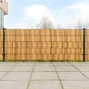 altanafskærmninger 10 stk. 255x19 cm polyrattan lysebrun