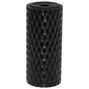 altanafskærmninger 10 stk. 255x19 cm polyrattan sort