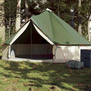 6-personers campingtelt vandtæt grøn