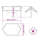 tarp 460x305x210 cm vandtæt grøn
