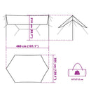 tarp 460x305x210 cm vandtæt blå