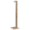 havebruser 50x55x224 cm polyrattan og akacietræ beige