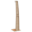 havebruser 55x60x224 cm polyrattan og akacietræ beige