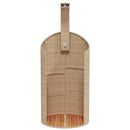 havebruser 100x100x241,5 cm polyrattan og akacietræ beige