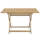 foldbart havebord 120x70x75 cm massivt akacietræ