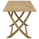 foldbart havebord 120x70x75 cm massivt akacietræ