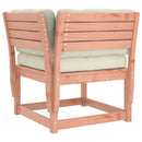 hjørnemodul til sofa 73x73x78 cm m. hynder massivt douglasgran