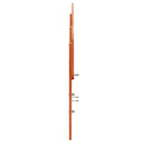 sengegavl 200 cm massivt fyrretræ gyldenbrun