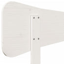 sengegavl 180 cm massivt fyrretræ hvid