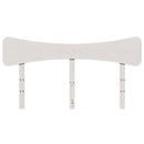 sengegavl 160 cm massivt fyrretræ hvid
