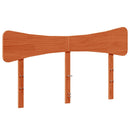 sengegavl 160 cm massivt fyrretræ gyldenbrun