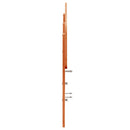 sengegavl 160 cm massivt fyrretræ gyldenbrun
