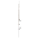 sengegavl 140 cm massivt fyrretræ hvid