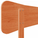 sengegavl 140 cm massivt fyrretræ gyldenbrun