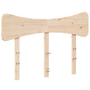 sengegavl 135 cm massivt fyrretræ