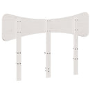 sengegavl 135 cm massivt fyrretræ hvid