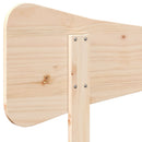 sengegavl 120 cm massivt fyrretræ