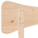 sengegavl 100 cm massivt fyrretræ