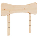 sengegavl 90 cm massivt fyrretræ