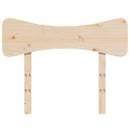 sengegavl 90 cm massivt fyrretræ