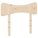 sengegavl 90 cm massivt fyrretræ