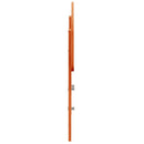 sengegavl 90 cm massivt fyrretræ gyldenbrun