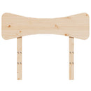 sengegavl 75 cm massivt fyrretræ
