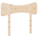 sengegavl 75 cm massivt fyrretræ