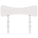 sengegavl 75 cm massivt fyrretræ hvid