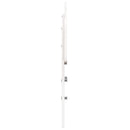 sengegavl 75 cm massivt fyrretræ hvid