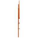sengegavl 75 cm massivt fyrretræ gyldenbrun