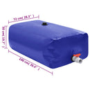 vandtank med hane sammenfoldelig 360 l PVC