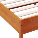 sengeramme uden madras 180x200 cm massivt fyrretræ gyldenbrun