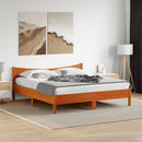 sengeramme uden madras 180x200 cm massivt fyrretræ gyldenbrun