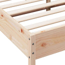 sengeramme uden madras 160x200 cm massivt fyrretræ