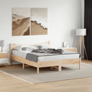 sengeramme uden madras 160x200 cm massivt fyrretræ