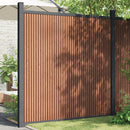 hegnspanel 180x186 cm WPC brun