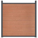 hegnspanel 180x186 cm WPC brun