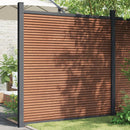 hegnspanel 180x186 cm WPC brun