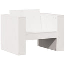 sofastol til haven 70x60x62 cm massivt fyrretræ hvid