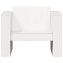 sofastol til haven 70x60x62 cm massivt fyrretræ hvid