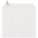 sofastol til haven 70x60x62 cm massivt fyrretræ hvid