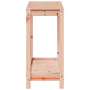 plantebord med hylde 108x35x75 cm massivt douglasgran