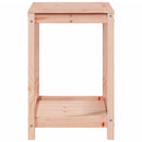 plantebord med hylde 82,5x50x75 cm massivt douglasgran