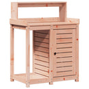 plantebord med hylder 82,5x50x109,5 cm massivt douglasgran