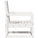 havestol 57,5x63x76 cm massivt fyrretræ hvid