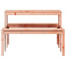 picnicbord 110x134x75 cm massivt douglasgran