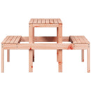 picnicbord 110x134x75 cm massivt douglasgran